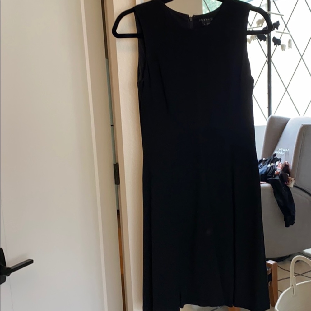 Theory black shift dress